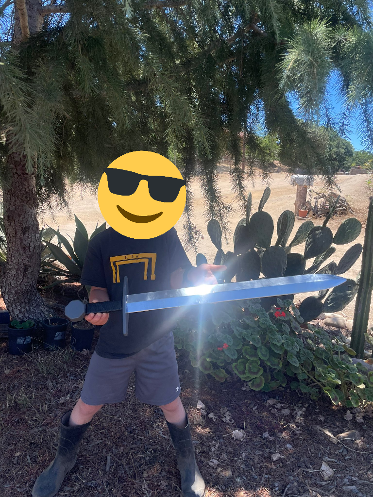 30" Toy Longsword (Golden Accents)